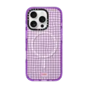 iPhone 16 Pro Impact Case MagSafe Compatible Wavy Grid by Poketo