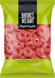 Natures Delight Sour Strawberry Rings 275 g