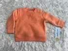 Cat & jack Baby Sweatshirt Long sleeve Pull over Orange Size 0-3M