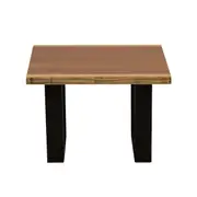 Baxter Live Edge Lamp Table - Blackwood