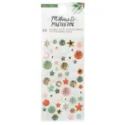 Mittens & Mistletoe Enamel Dots 62/Pkg-