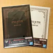 Attack on Titan Ichiban kuji F Prize, G Prize Memorial Card Levi Set 1