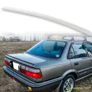 Fyralip Y22 Painted 040 White Trunk Lip Spoiler For Toyota Corolla E90 Sedan (for: Toyota)