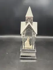 Just Married Couple, First Dance In Church Lighted Musical Snow Globe