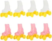 Roller Skate Props for Dollhouse Miniature Ice Skates for Doll Decor Sets