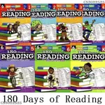 UOU180 DAYS OF READING FOR K123456 全7冊 180天閱讀 閱讀練習冊學習訓練 學習英語