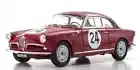 KYOSHO ORIGINAL 1/18 car Alfa Romeo Giulietta SV Targa Florio 1958 #24 KS08957B