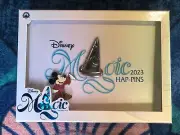 2023 Disney Magic Hap-Pins Magical Sorcerer Mickey LE 300 2 Pin Set