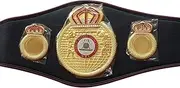 WBA Boxing Championship Belt Replica - Black Strap | Collectible Boxing Belt | Boxing Enthusiast Gift