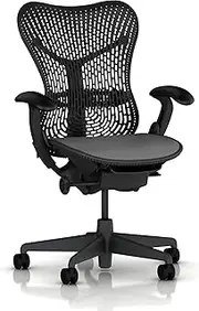 Mirra Chair by Herman Miller - Full Tilt Seat - Fully Featured - Graphite Frame Graphite