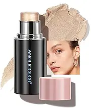Anglicolor Highlight Stick,Seamless Blending,Highlighter Stick Non-Greasy,Highlighter Makeup Long Lasting,Fragrance Of Flowers,Smooth,Mild Texture,Enhancing Luminosity,Compact Carry(Highlighter Stick01