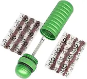 Peaty's Tubeless Bike Tyre Puncture Repair Plugger Kit - for MTB, Road & XC Bicycle Tyres - Unique Single-Sided Fork, for Rapid Puncture Repair to Fix Punctures Fast - 3X 3mm & 1.5mm Plugs - Emerald