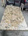 30"x48" Natural Agate Console Dining Table Conference Handmade Arts Hallway Deco