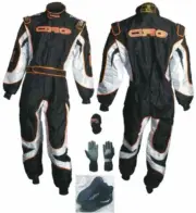 CRG GO KART RACE SUIT CIK/FIA LEVEL 2 APPROVED WITH SHOES & GLOVES