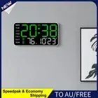 AU Digital Alarm Clock Bedside Alarm Clock Temperature/Date Display for Bedroom