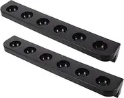 GALPADA 1 Pair Wall Mounted Billiards Holder Plastic Rack for Efficient Storage Stylish Appearance Rooms Commercial Settings Lightweight Billiards Accessories