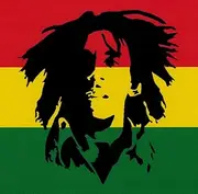 Peace Resource Project Bob Marley - Small Bumper Sticker/Decal (3.3" X 3.25")