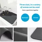 Diatomite Dish Drying Mat Water Absorbent Kitchen Counter Faucet Anti-mold Mats