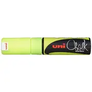 Uni Liquid Chalk Marker Chisel Tip Fluoro Yellow