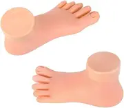 CANIGHT Foot Model for Nail Art Manicure Training Tool Lightweight Design Improve Nail Beauty Skills