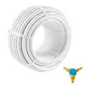 PEX-AL-PEX Tube, 25 M, 16 mm Diameter Aluminum-Plastic Composite Pipe Oxygen Barrier Radiant Floor PEX Pipe, 2 mm Thickness Radiant Heat Floor Plumbing Inner Aluminum Layer PEX Tubing