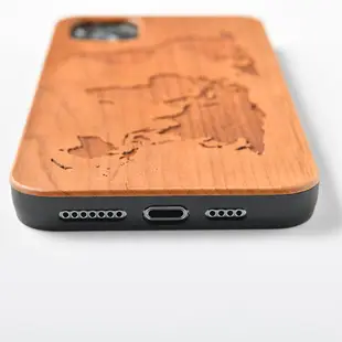 Woodu iPhone手機殼 iPhone i6 i7 i8 SE2 耐摔防震緩衝 迷情摩洛哥 (保護殼 木製硬殼)