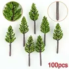 Train Model Trees Street Mini For N Z Scale Pine Supplies Landscape 100pcs