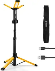 Rechargeable Work Light with Stand, Cordless Work Light with Triple LED Lamps,