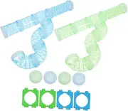 1 Set Hamster Cage DIY Tunnel Kit Plastic External Tube Maze for Pets Safe Exploration Fun Activity for Hamsters Guinea Pigs and Other Critters