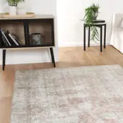 Brand Ventures Home Culture Carmella Blush Machine Washable Rug