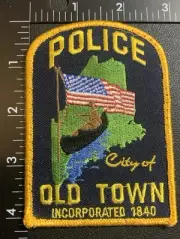 MAINE, CITY OF OLD TOWN POLICE DEPT PATCH 2T