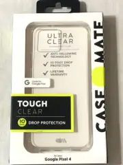 Case-Mate Hybrid Tough Case for Google Pixel 4 - Clear