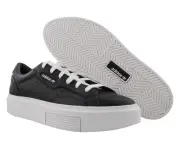 Adidas Sleek Super Womens Shoes Size 8.5, Color: Core Black/Core Black/Cloud