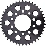 Yurefax 525 39T 42T 44T 45T Rear Sprocket Gear Wheel VFR400 NC21 VLX400 VLX600 Shadow VLX VFR 400 NV600 NV600C Steed 21 NV 600 Motorbike Rear Chain Sprocket(42T)