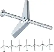 LIFKOME Heavy Duty Toggle Bolts Kit 30 Sets Drywall Anchor Screw Set for Hanging Lamps Office Fixtures