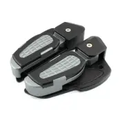 Black Silver Footrest Pegs Foot Pedal Fit Vespa Primavera/Sprint 125 150 2017-22