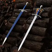 AU HUNTING EXPERT Handmade LOTR Glamdring Sword of Gandalf 42"" Replica Lord of The Rings Sword/Long Sword with Scabbard and Wall Mount