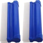 HORIALENCE 2pcs Car Water Scraper Tool Lightweight Squeegee for Efficient Glass Cleaning Dual Row Blades for Finish for Car Windows Shower Glass