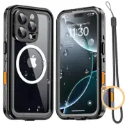 Waterproof Case For iPhone 16 Pro Max 16 Plus Shockproof Heavy Duty Rugged Cover