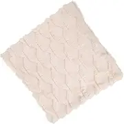 Luxshiny Plush Throw Pillowcase Creative Pillow Cover Pillowcase Trendy Home Decor Farmhouse Pillows Cover Outdoor Pillows Cover Sofa Decorative Pillowcase Throw Cover Beige Flannel