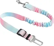 Mwqpgyh Dog Car Seat Belt,Removable Dog Seat Belt Harness for Car - Adjustable Elastic Buffer Vest Harness with Buckle Shockproof Pet Supplies for Small Medium Large