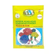 3 Packs *Agar-Agar Powder Swallow Globe Gelatin Jelly Halal