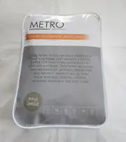 Metro OLT Quilted Waterproof Mattress Protector King Single New