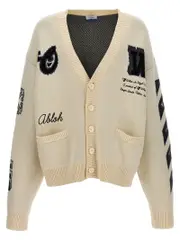 [Off-White] Off-White-Varsity Maglioni Multicolor-Uomo L Multicolor