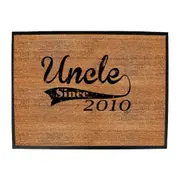 Uncle Since 2010 - Funny Novelty Doormat Man Cave Floor mat