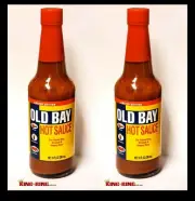 OLD BAY HOT SAUCE Limited Edition 10 oz. Brand New SEALED McCormick - 2 Bottles!