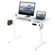 Motorised Height Adjustable Office Desk Electric Sit Standing 70KG Max