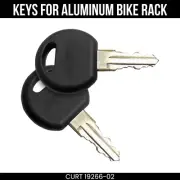 CURT Replacement Key for 18088 Aluminum Bike Rack 301 Lock Cylinder 19266-02