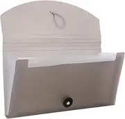 STOBOK Small Accordion File Organizer 13 Pockets Document Holder Expandable Folder Elastic Flap Pp Material Portable