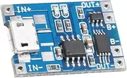 zolyet Micro/Type-C/USB 5V 1A TP4056 18650 -Battery Charger Module Charging d with Protection Dual Functions 1A Li-ion Micro